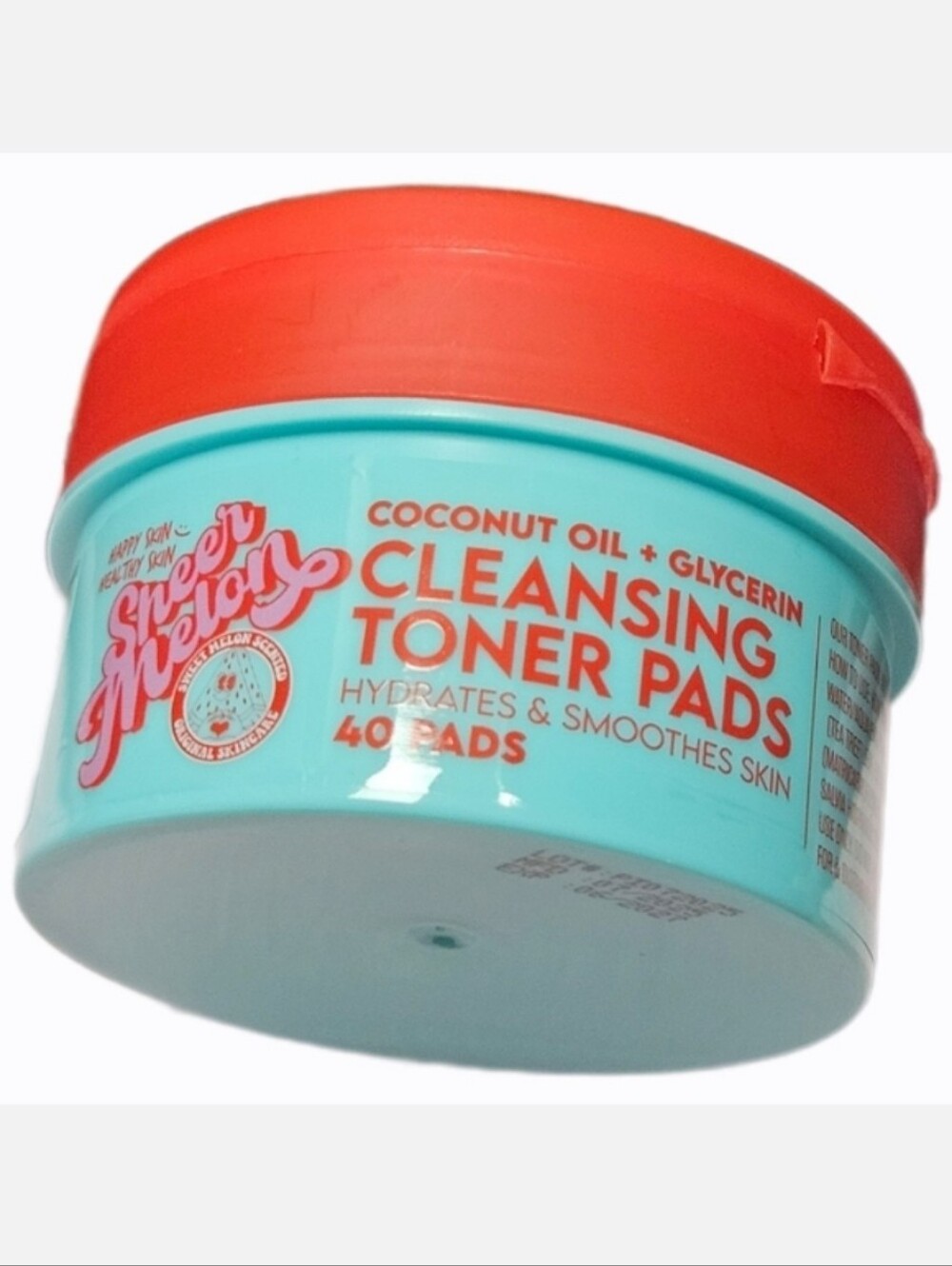NWT COCONUT OIL & GLYCERIN CLEANSING TONER PADS 40ct!